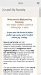 Mobile Screenshot of naturalpigfarming.com